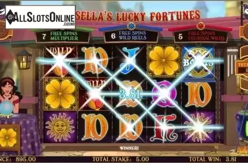 Win Screen . Rosella: Lucky Fortune from CORE Gaming