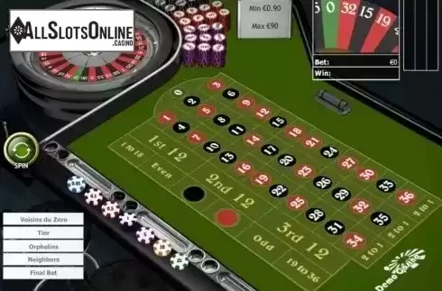 Game Screen 1. Roulette Pro (Playtech) from Playtech