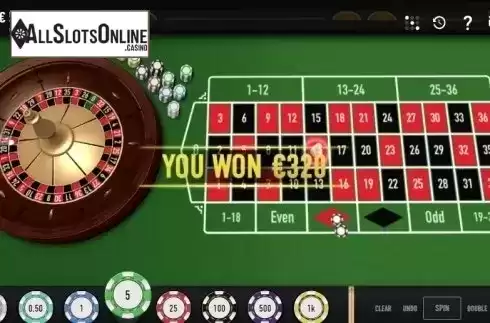 Win screen. Roulette (Relax Gaming) from Relax Gaming