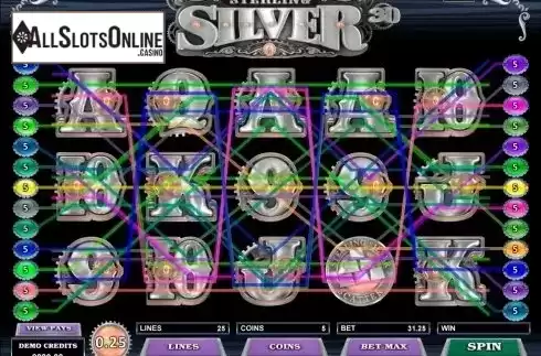 Screen7. Sterling Silver 3D/2D from Microgaming