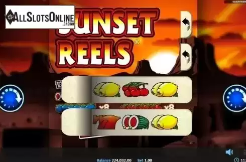 Game Screen 2. Sunset Reels Pull Tab from Realistic
