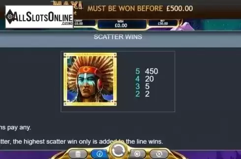 Scatter Wins. Shaman Spirit Jackpot from Eyecon