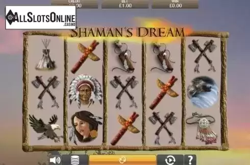 Reel Screen. Shamans Dream Jackpot from Eyecon