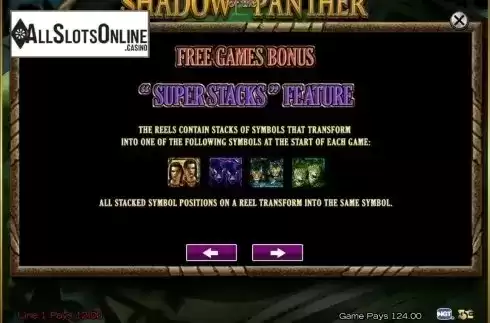 Screen7. Shadow of the Panther from High 5 Games