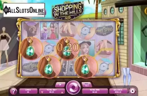 Win screen 3. Shopping in the Hills from Arrows Edge