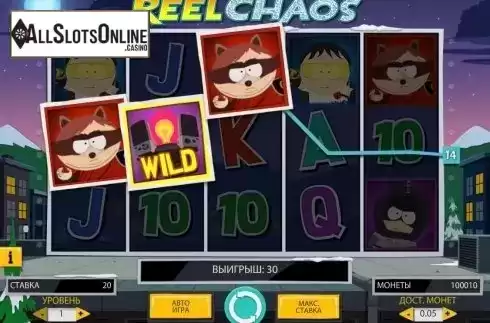 Screen4. South Park: Reel Chaos from NetEnt