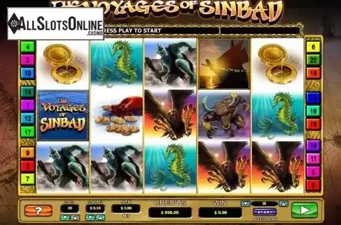 Reels. The voyages of Sinbad from 2by2 Gaming