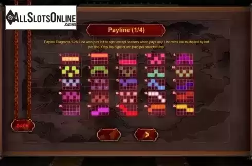 Paytable . The Advisors Alliance from Triple Profits Games