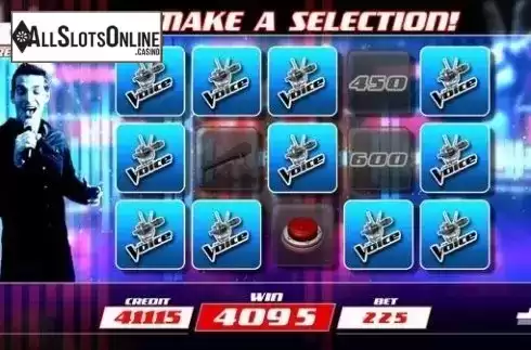 Bonus Game screen. The Voice Video Slots from IGT