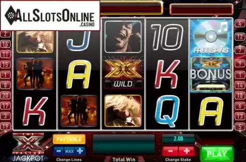 Screen9. The X Factor Jackpot from Ash Gaming