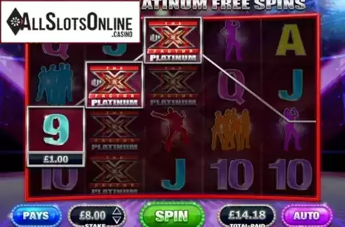 Screen7. The X Factor Platinum from Ash Gaming