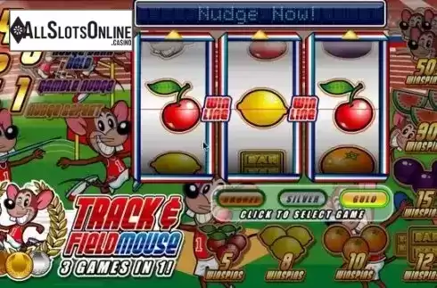 Screen 1. Track And Field Mouse from Microgaming