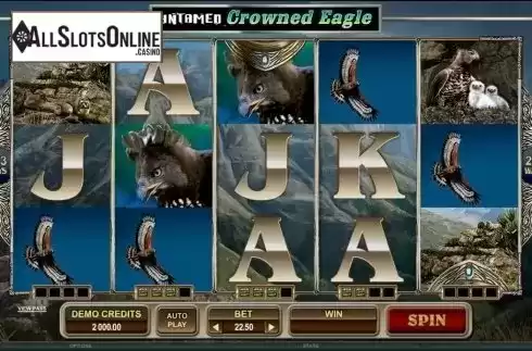 7. Untamed Crowned Eagle from Microgaming