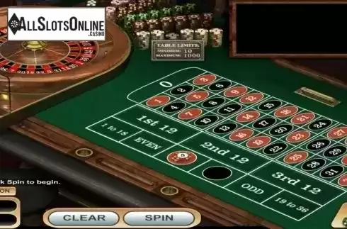 Game Screen 2. VIP European Roulette from Betsoft