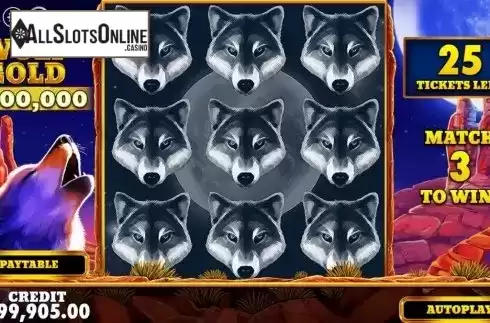 Game Screen 1. Wolf Gold Scratchcard from Pragmatic Play