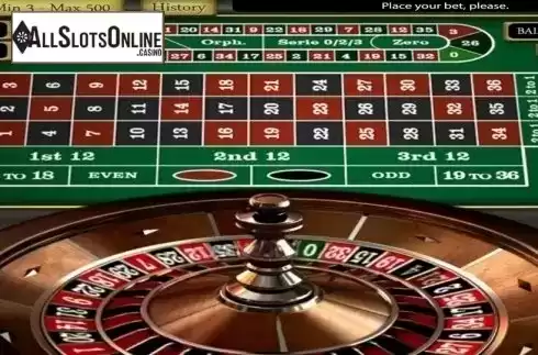 Game Screen. Zoom Roulette (Betsoft) from Betsoft
