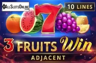 3 Fruits Win: 10 lines. 3 Fruits Win: 10 lines from Playson