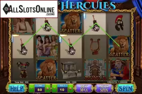 Win Screen 1. 50 Nights of Hercules from Probability Gaming