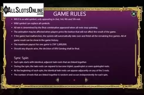 Rules 2. Mystic Gems (XIN Gaming) from XIN Gaming