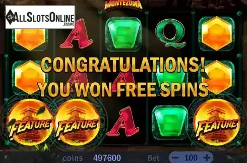 Free Spins Win Screen 2