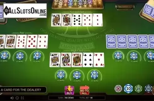 Game workflow 2. Oasis Poker Pro Series from Evoplay Entertainment