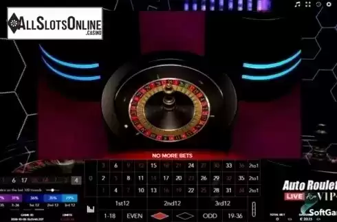 Game Screen. Auto Roulette VIP Live (Authentic Gaming) from Authentic Gaming