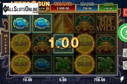 Free Spins 2. Aztec Sun Hold and Win from Booongo