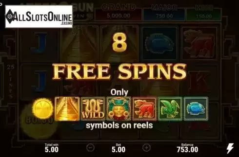 Free Spins 1. Aztec Sun Hold and Win from Booongo