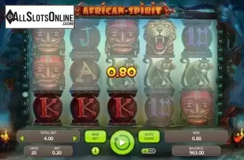 Win Screen 2. African Spirit (Booongo) from Booongo
