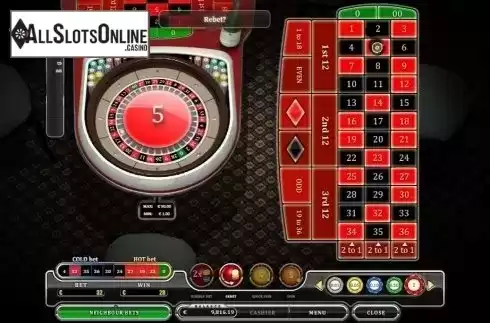 Game Screen. American Roulette (Oryx) from Oryx