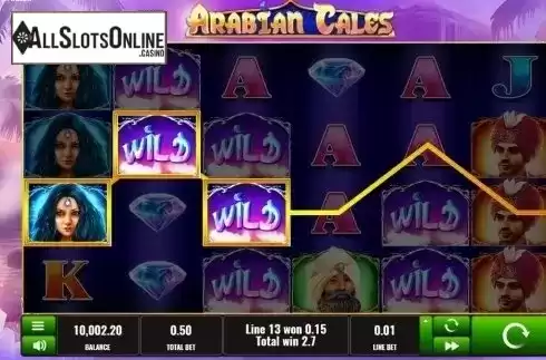 Wild Win screen. Arabian Tales ( Platipus) from Platipus