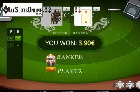 Game Screen 3. Baccarat 2020 (ISoftBet) from iSoftBet