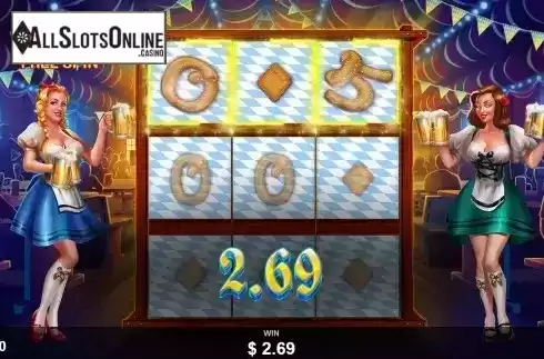 Free Spins Gameplay Screen