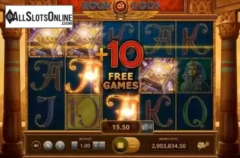 Free Spins 3. Book of Gods (BF games) from BF games