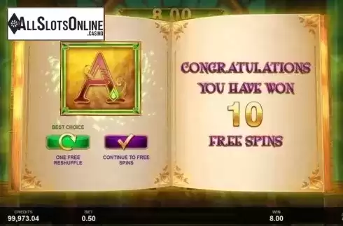 Free Spins 1. Book of Oz Lock 'N Spin from Triple Edge Studios