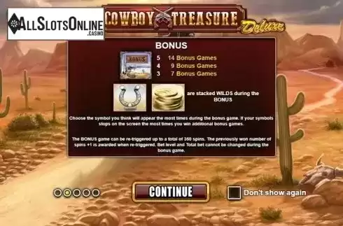 Intro 2. Cowboy Treasure Deluxe from Betsson Group