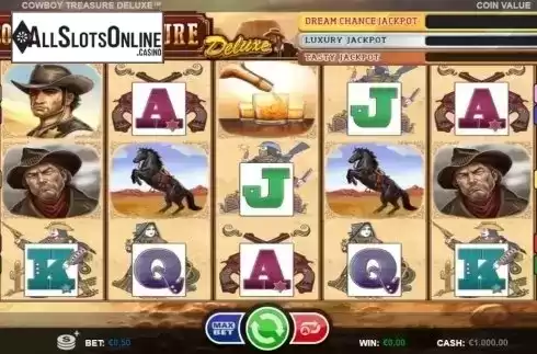 Reel Screen. Cowboy Treasure Deluxe from Betsson Group