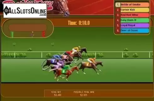 Game workflow. Derby Day Horse Racing from Playtech
