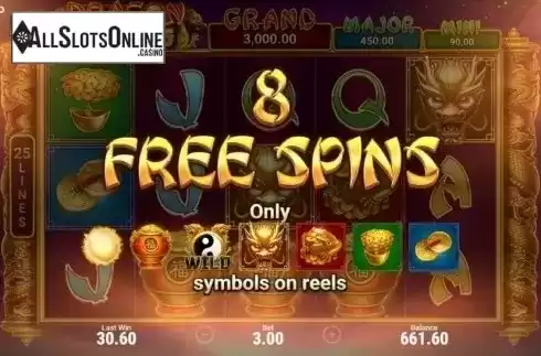 Free Spins Triggered. Dragon Pearls: Hold & Win from Booongo