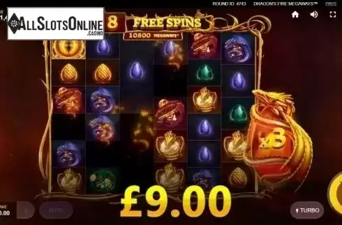 Free Spins 3. Dragon's Fire Megaways from Red Tiger