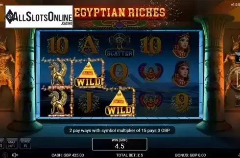 Win Screen 3. Egyptian Riches (Nektan) from Nektan