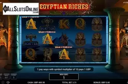 Win Screen 4. Egyptian Riches (Nektan) from Nektan