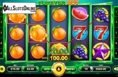 Win Screen 2. Forever Hot (Slotmotion) from Slotmotion