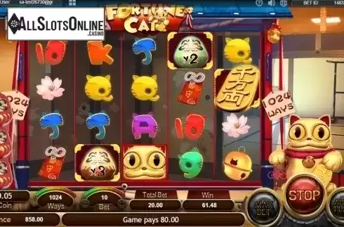 Free spins screen 2. Fortune Cat (SimplePlay) from SimplePlay