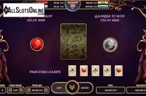 Gamble screen. Golden Fruits (NetGame) from NetGame
