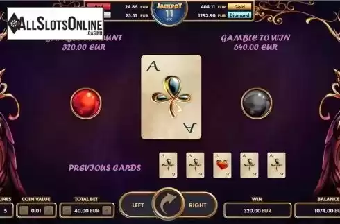 Gamble screen 2. Golden Fruits (NetGame) from NetGame