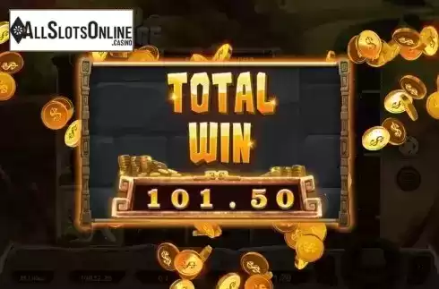 Total Win Free Spins screen