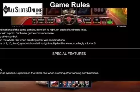 Game Rules. Highway to Hell Deluxe from Wazdan