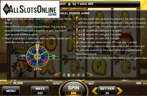 Features 2. Honey Money (Spin Games) from Spin Games