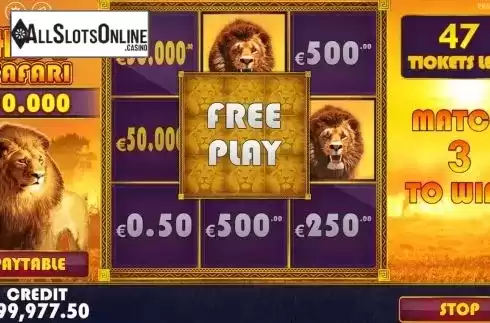 Free Spin. Hot Safari Scratchcard from Pragmatic Play